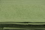 Mijölnir Toalla de Baño de Algodón 100% Verde 70x140 cm 500 gr/m² Suave y Absorbente
